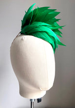 Khat - Emerald Feather  Fascinator - MM429