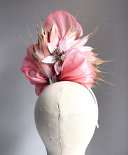 Jose - Silk & Leather Fascinator - MM440