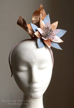 Angie - Leather Floral Fascinator - MM315