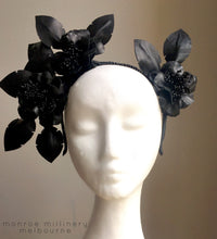 Amelia - Rose Flower Crown - MM229 - Black or White