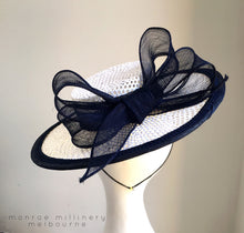 Annelise - Navy & White Boater - MM362