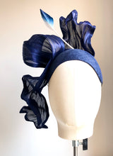 Ness - Navy Silk Bandeau - MM599