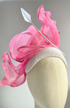 Ness - Light Pink & White Silk Bandeau - MM621