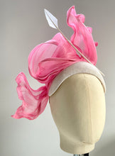Ness - Light Pink & White Silk Bandeau - MM621