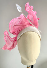 Ness - Light Pink & White Silk Bandeau - MM621