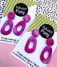 Pink Organic  Dangles