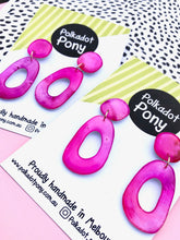 Pink Organic  Dangles