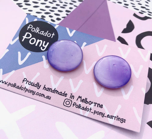 Violet Blend Studs